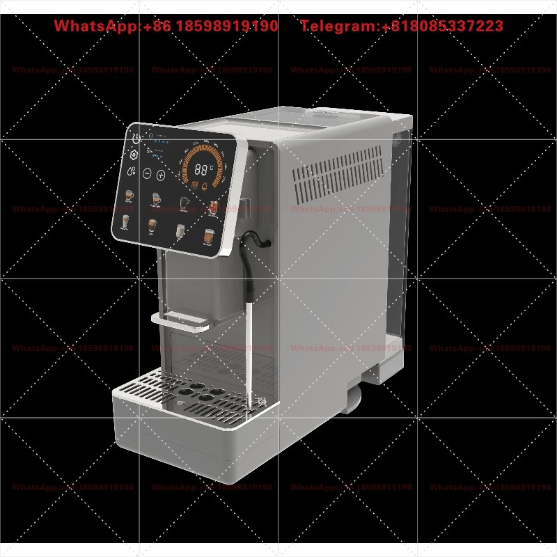 Coffee Equipment Home - เครื่องชงกาแฟเอสเพรสโซ่อัตโนมัติอัจฉริยะ พร้อมท่อดูดนม สำหรับชงกาแฟระดับมืออาชีพที่บ้านและที่ทำงาน