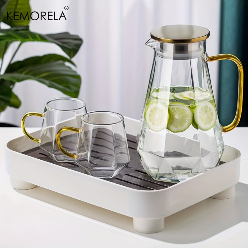 1PCS เพชรแก้วชุดกาน้ําชาร้อนน้ - Coffee Equipment Home บทวิจารณ์และราคา