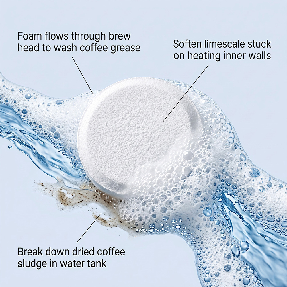 แท็บเล็ตสำหรับบำรุงรักษาเครื่อ - Coffee Equipment Home บทวิจารณ์และราคา