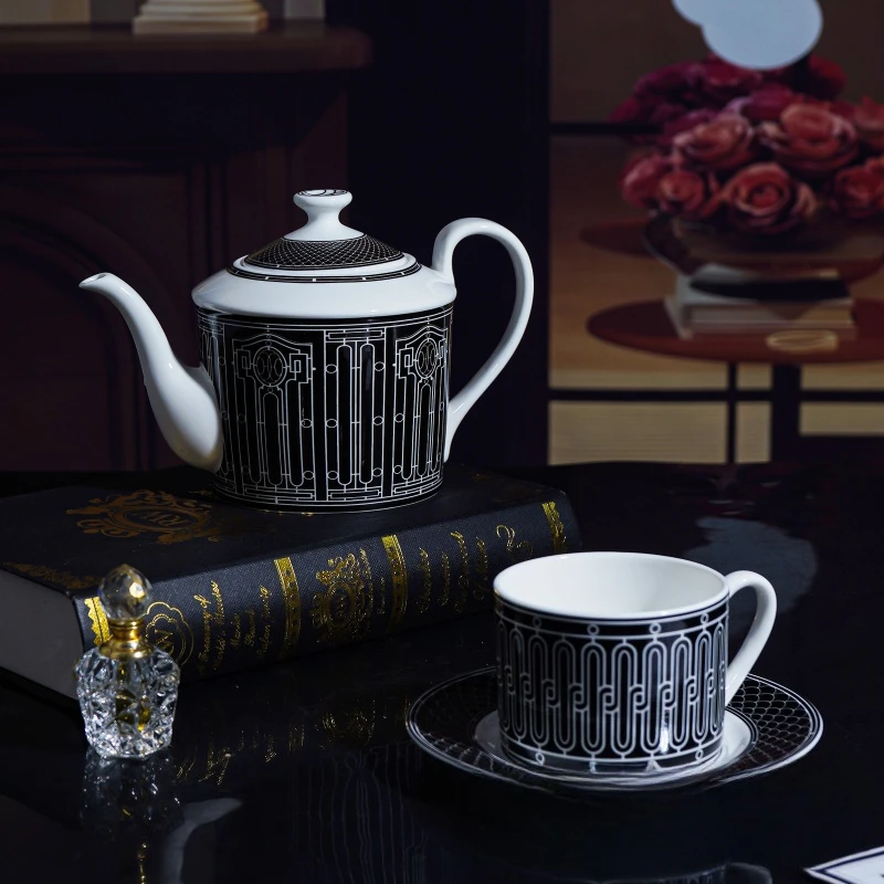 ชุดน้ำชาสไตล์ยุโรปเรียบง่าย ถ้ - Coffee Equipment Set บทวิจารณ์และราคา