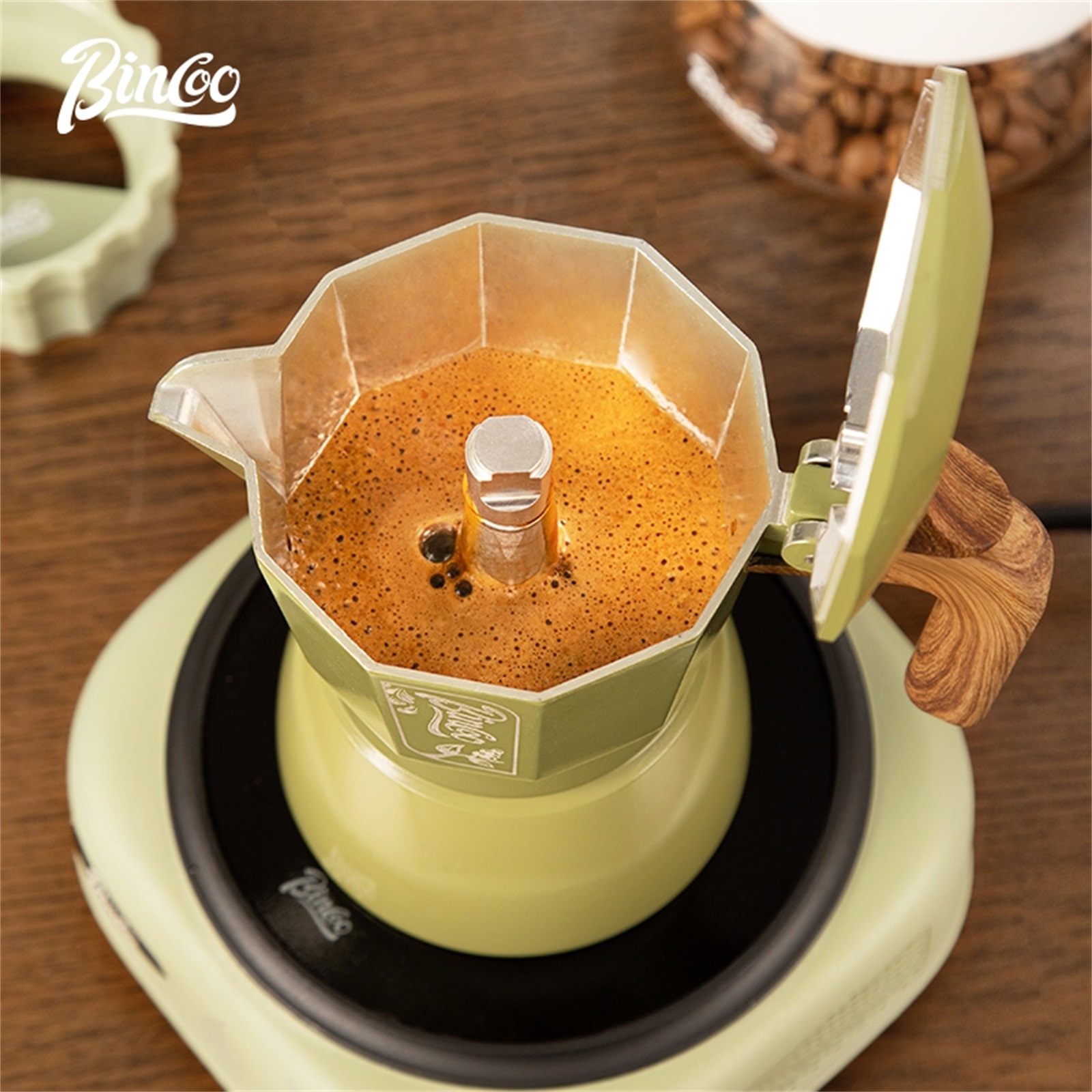 ชุดหม้อต้มกาแฟมอคค่าพ็อต Binco - Coffee Equipment Set บทวิจารณ์และราคา