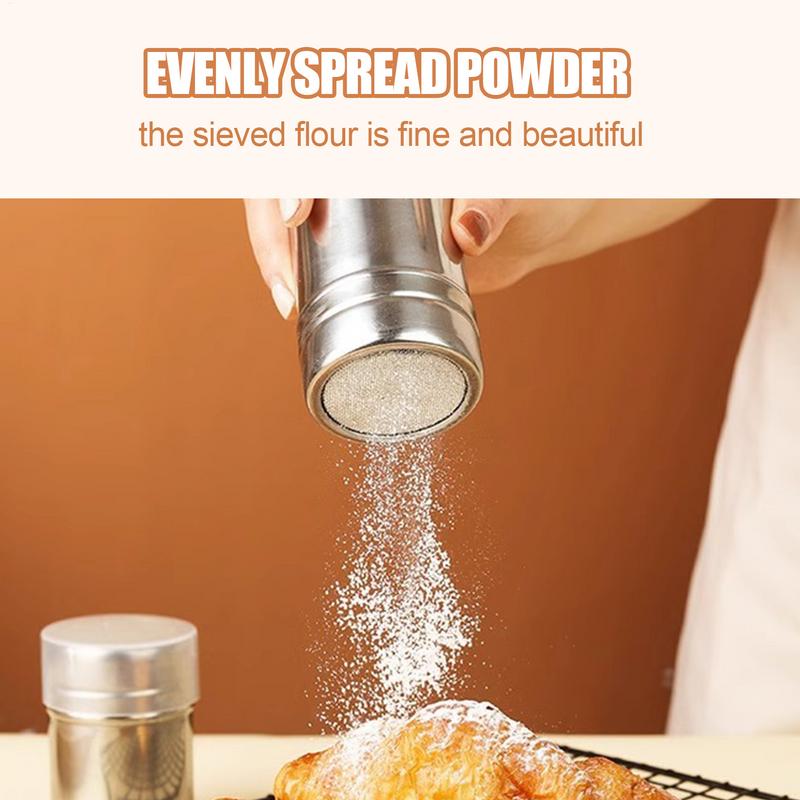 สแตนเลสสตีลผงสปริงเกลอร์ขวดแป้ - Coffee Equipment Set บทวิจารณ์และราคา